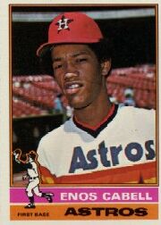 1976 Topps Baseball Cards      404     Enos Cabell